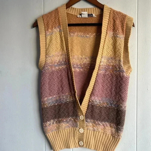 90s vintage sweater vest size medium - Picture 4 of 8